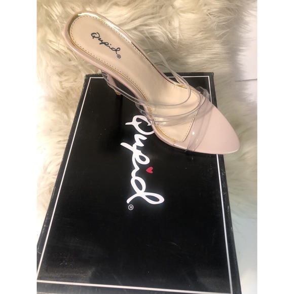 Qupid High Heels Frasier-85 Nude Color Size Prom Dancing Wedding‎ Party  Size 7 - Picture 12 of 16